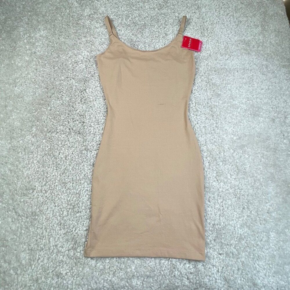 Spanx Cami Full Socialite Slip Shape Wear Beige Natural Glam